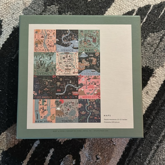 500-pc Map Puzzle - Picture 3 of 4